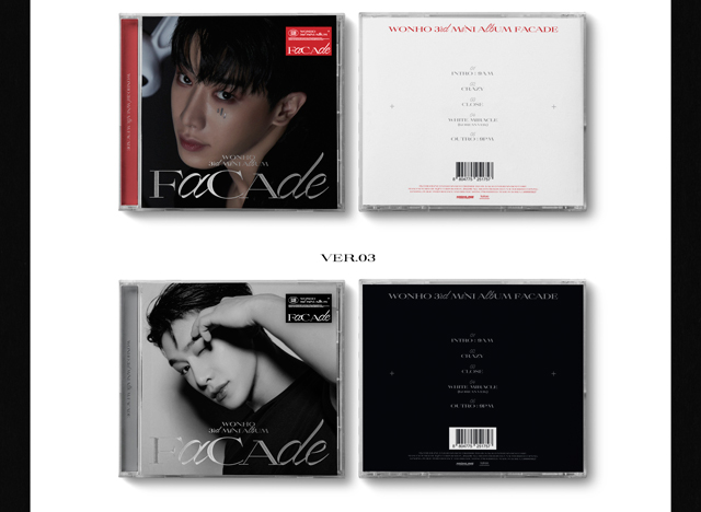 3RD MINI ALBUM [FACADE]_Jewel ver./4 ver/WONHO