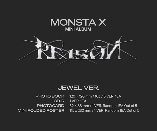 12TH MINI ALBUM[REASON]_Jewel ver./MONSTA X