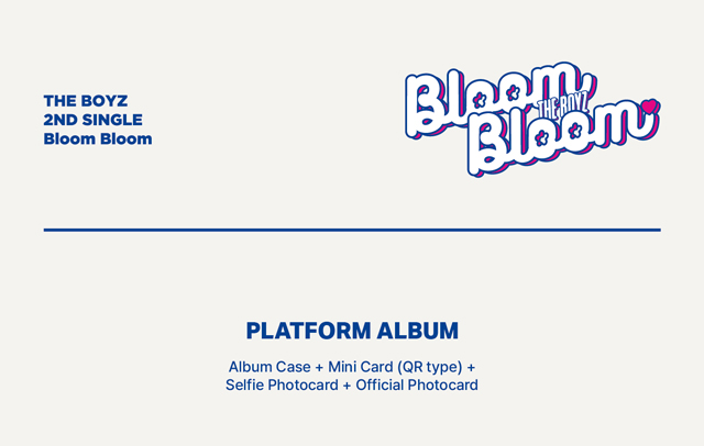 2nd Single Album Bloom Bloom Platform Ver THE BOYZ