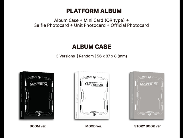 4rd Single Album MAVERICK Platform Ver.  THE BOYZ