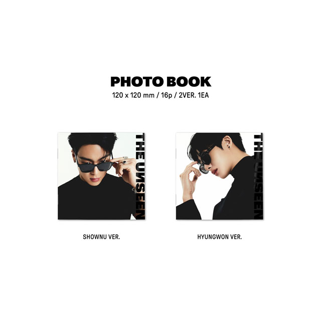 2ST MINI ALBUM THE UNSEEN JEWEL VER. SHOWNU ver. ̸ SHOWNU X HYUNGWON MONSTA X