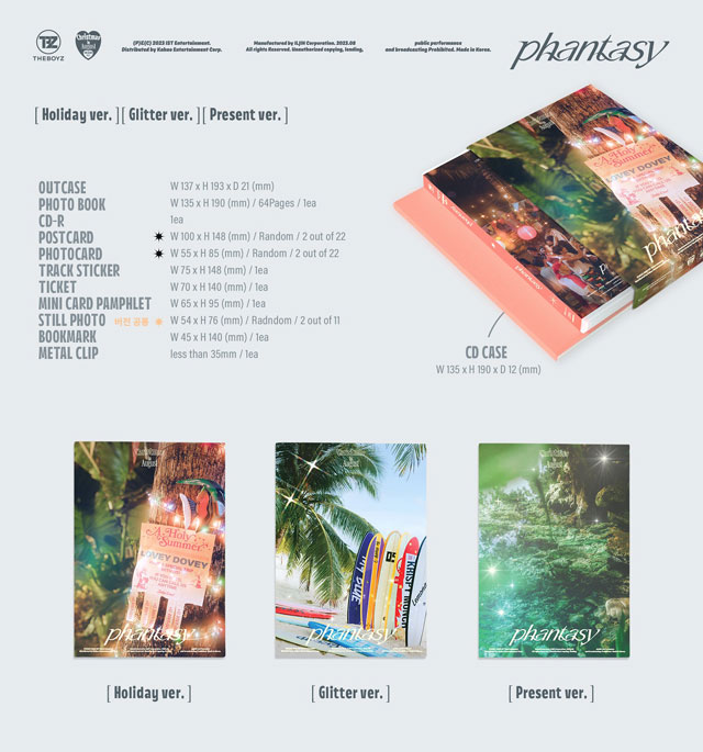 THE BOYZ 2ND FULL ALBUM PHANTASY Pt.1 Christmas In August Holiday ver. THE BOYZ