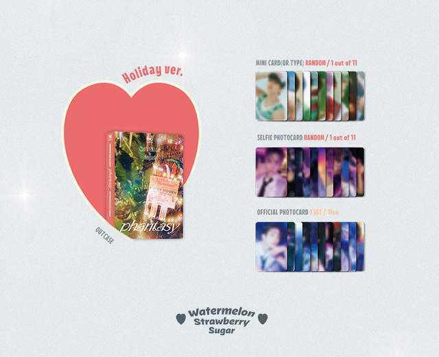 2ND FULL ALBUM PHANTASY Pt.2 Christmas In August PLATFORM ver. Glitter ver. THE BOYZ