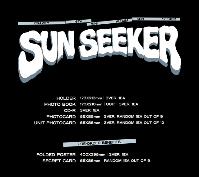 6TH MINI ALBUM SUN SEEKER PACER VER. CRAVITY