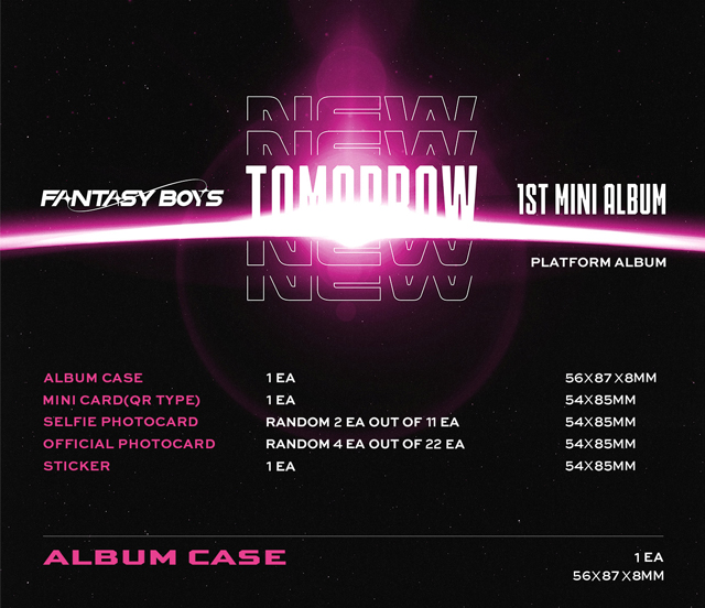 MINI ALBUM NEW TOMORROW Platform ver. FANTASY BOYS