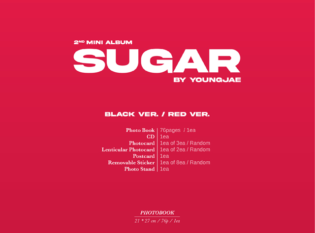 Youngjae2nd Mini Album [SUGAR] (BLACK VER.)/Youngjae(GOT7)