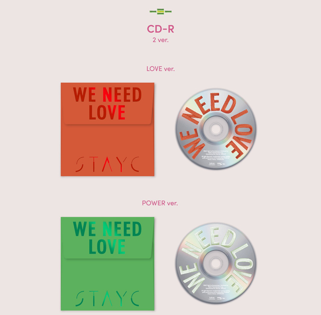 STAYC 10RD SINGLE ALBUM WE NEED LOVELOVE ver./STAYC