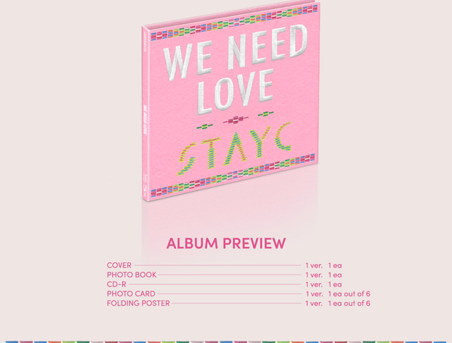 4RD SINGLE ALBUM:WE NEED LOVE [Digipack Ver.] []/STAYC