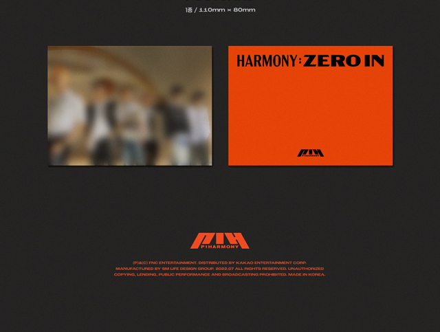 P1Harmony 4TH MINI ALBUM[HARMONY : ZERO IN] (Platform ver.)/P5Harmony