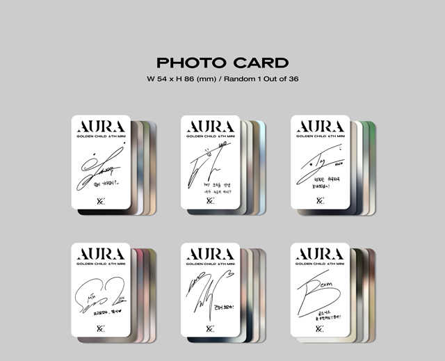 12th MINI ALBUM[AURA] Photobook ver. (*Limited Edition)/Golden Child