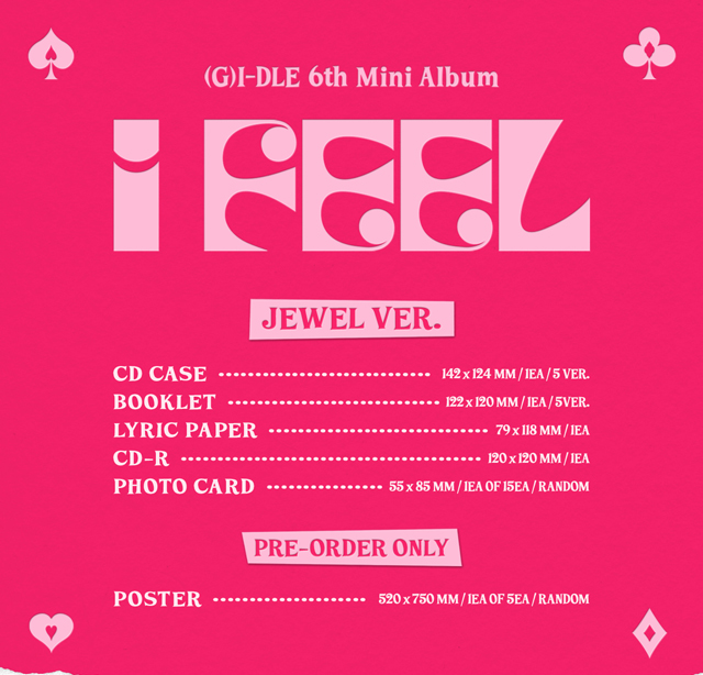 6TH MINI ALBUM  I feel Jewel Ver.