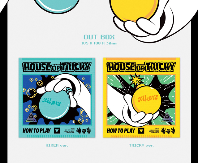 4ND MINI ALBUM HOUSE OF TRICKY HOW TO PLAY HIKER ver. xikers