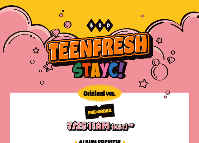 The 3rd Mini Album TEENFRESH BUBBLE ver. STAYC