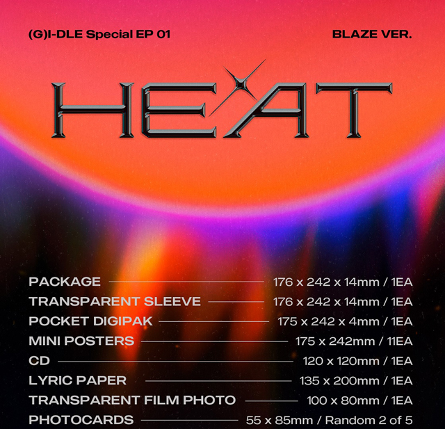 SPECIAL ALBUM HEAT BLAZE VER. (G)I-DLE