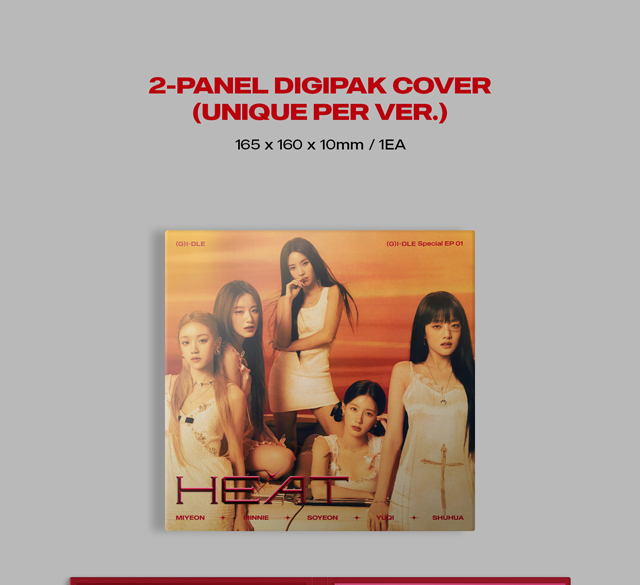 SPECIAL ALBUM HEAT DIGIPAK Group Ver. (G)I-DLE