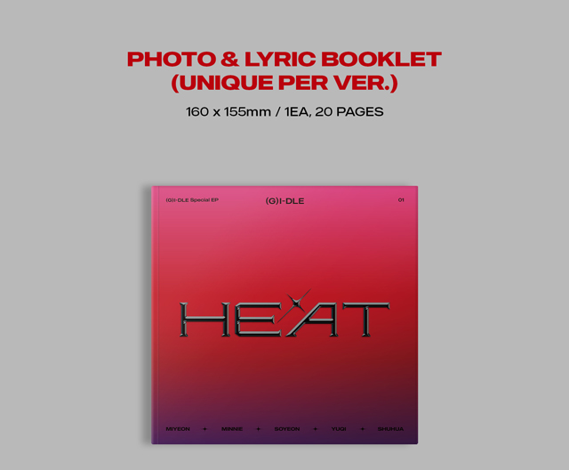 SPECIAL ALBUM HEAT DIGIPAK Group Ver. (G)I-DLE