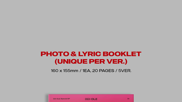 SPECIAL ALBUM HEAT DIGIPAK Member Ver. ߥ ver. (G)I-DLE