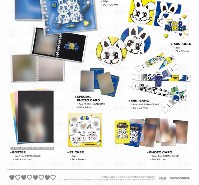 2ST MINI ALBUM TWO RABBITS MINI Ver. MAMAMOO +