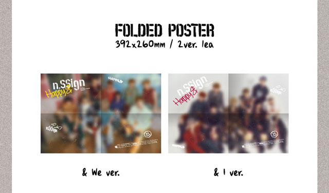 5nd MINI ALBUM Happy & & WE ver. n.SSign