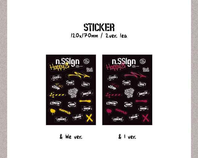 7nd MINI ALBUM Happy & & WE ver. n.SSign