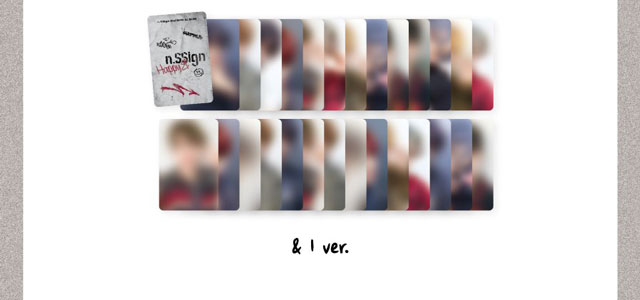 9nd MINI ALBUM Happy & & WE ver. n.SSign
