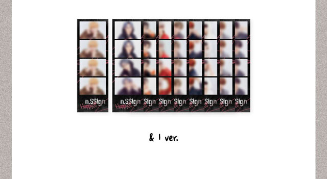 13nd MINI ALBUM Happy & & WE ver. n.SSign