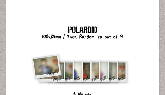 15nd MINI ALBUM Happy & & WE ver. n.SSign