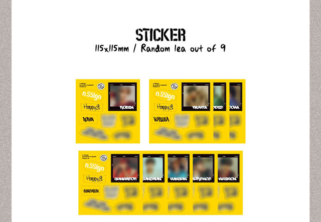 8nd MINI ALBUM Happy & Digipack ver.  n.SSign