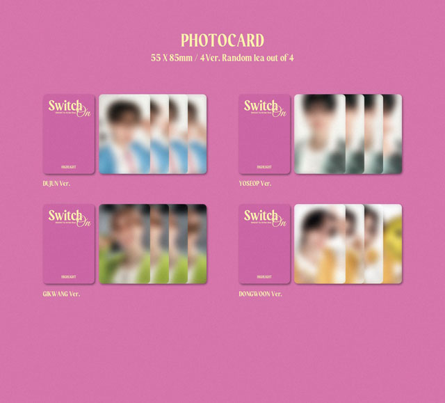 HIGHLIGHT THE 12th MINI ALBUM Switch On ǥѥå DUJUN Ver. Highlight