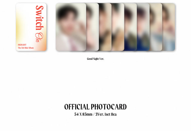 HIGHLIGHT THE 11th MINI ALBUM Switch On Platform Album Party Tonight ver. Highlight