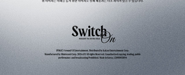 HIGHLIGHT THE 14th MINI ALBUM Switch On Platform Album Party Tonight ver. Highlight