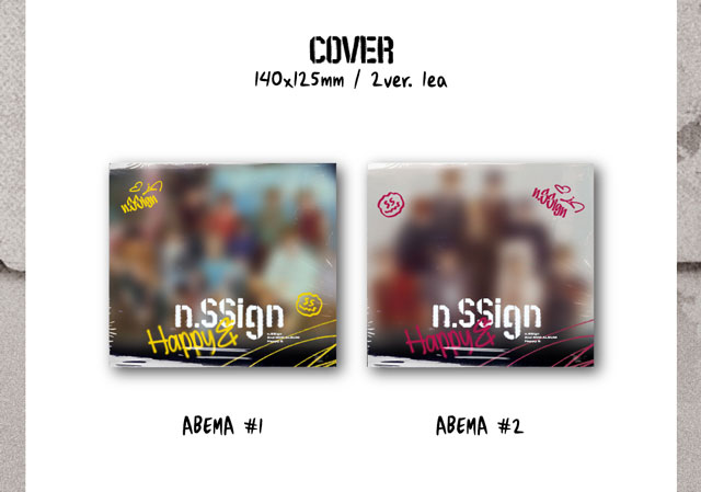 2nd MINI ALBUM Happy & ABEMA #3 ver. n.SSign
