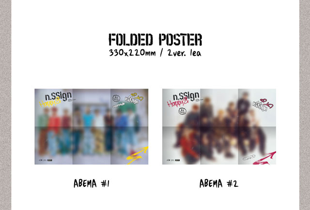 2nd MINI ALBUM Happy & ABEMA #4 ver. n.SSign