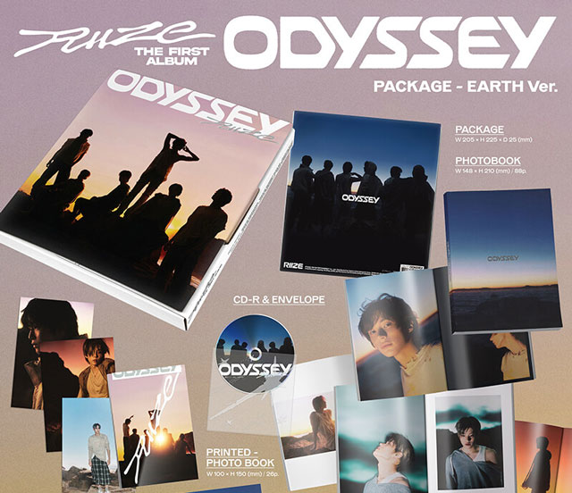 1st ALBUM ODYSSEY PACKAGE VER. EARTH ver. RIIZE
