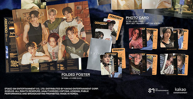 2st ALBUM ODYSSEY PACKAGE VER. UNIVERSE ver, RIIZE