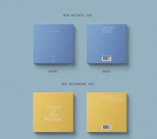 SEVENTEEN 4th Album Repackage 'SECTOR 19'NEW HEIGHTS ver./SEVENTEEN