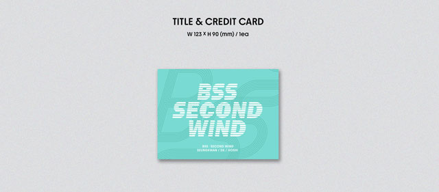 SECOND WIND' KiT ver.BSS (SEVENTEEN)