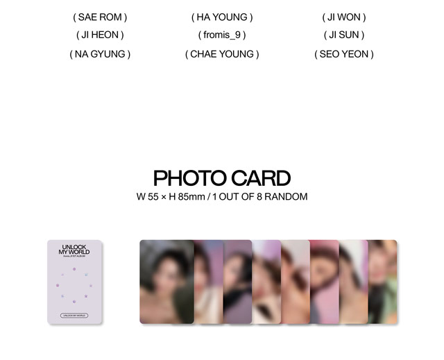 fromis_9 1st Album Unlock My World Compact ver.  fromis_17