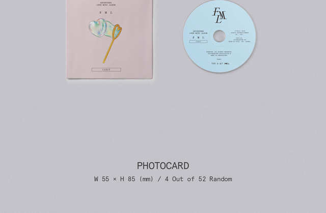 22th Mini Album FML Carat Ver./SEVENTEEN