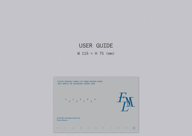 SEVENTEEN 15th Mini Album 'FML'(Weverse Albums ver.)/SEVENTEEN