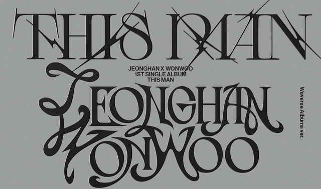 1st Single Album THIS MAN Weverse Albums ver. JEONGHAN X WONWOO SEVENTEEN