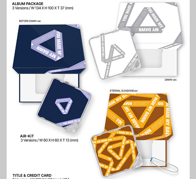 7th Mini Album You Made My Dawn (KiT ver. ) Reissued BEFURE DOAWN ver. SEVENTEEN