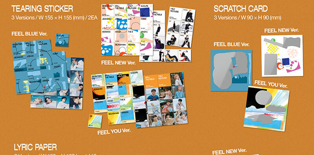 15th Mini Album SPILL THE FEELS Standard ver. FEEL BLUE ver. SEVENTEEN