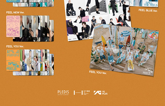 17th Mini Album SPILL THE FEELS Standard ver. FEEL BLUE ver. SEVENTEEN