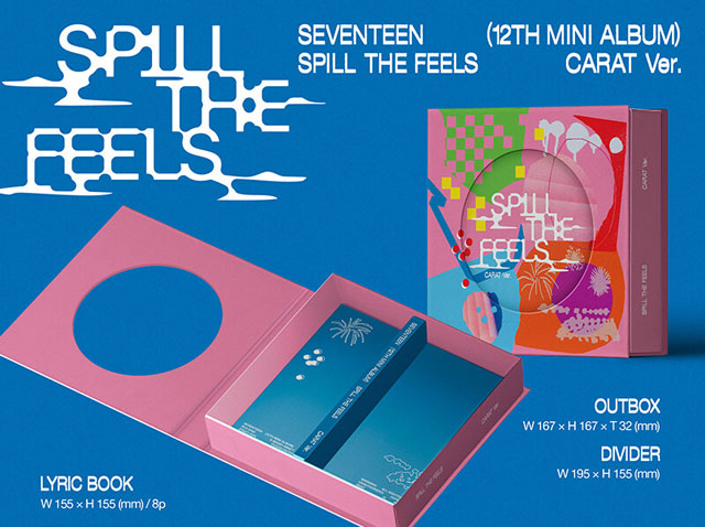 12th Mini Album SPILL THE FEELS CARAT Ver. SEVENTEEN