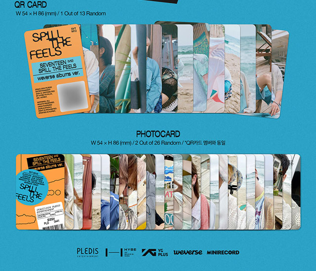 13th Mini Album SPILL THE FEELS (Weverse Ver.) SEVENTEEN