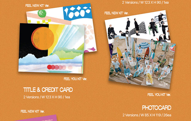 14th Mini Album SPILL THE FEELS (KiT Ver.) FEEL NEW ver. SEVENTEEN