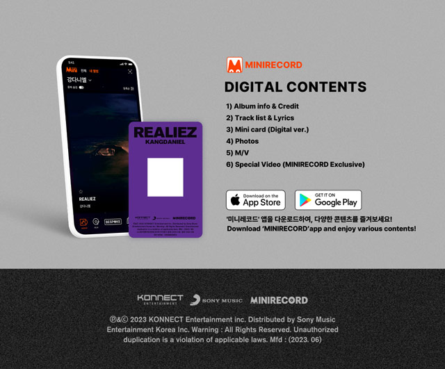 REALIEZ 8Platform KANG DANIEL