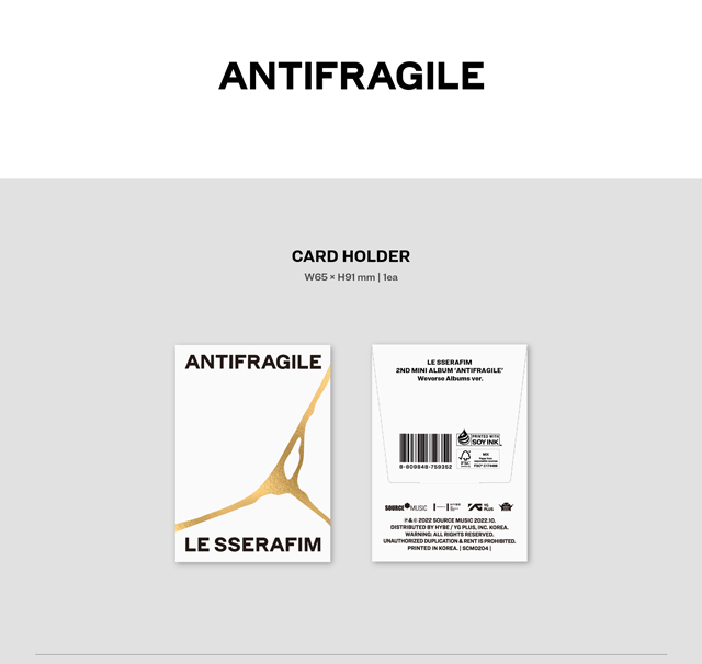 3nd Mini Album 'ANTIFRAGILE' (Weverse Albums Ver.)/LE SSERAFIM