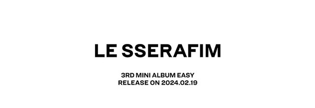 3rd Mini Album EASY vol.1 BALMY FLEX LE SSERAFIM